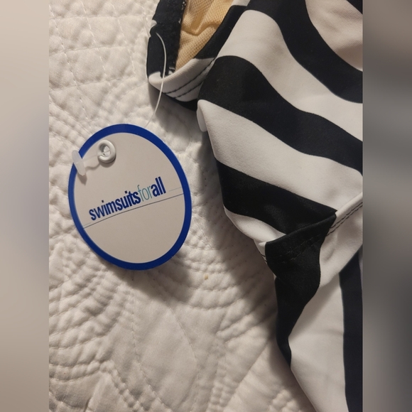 Swimsuits for all plus size 30 monokini 2 piece NWT - Picture 7 of 16